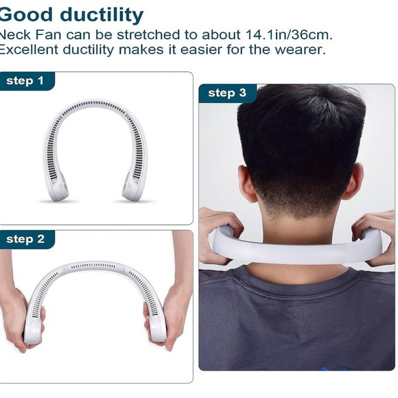 Portable Neck Fan - Picture 3 of 7